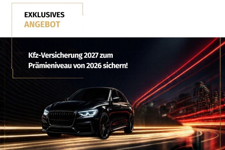 KFZ Versicherung wechseln zum 1.1.27
